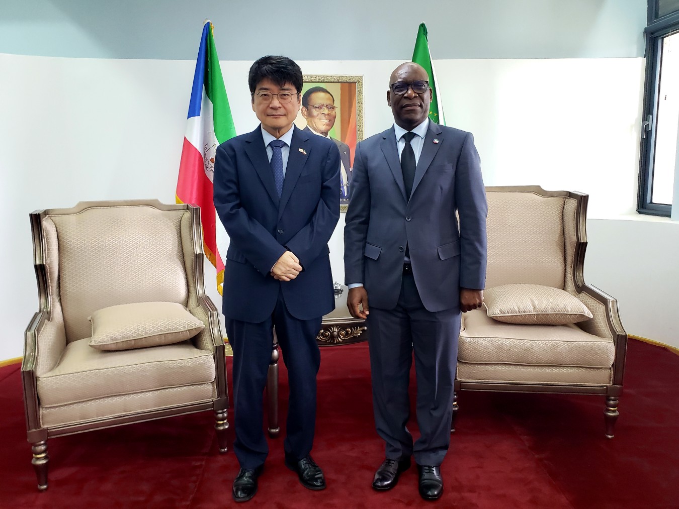 적도기니 외교부장관 면담