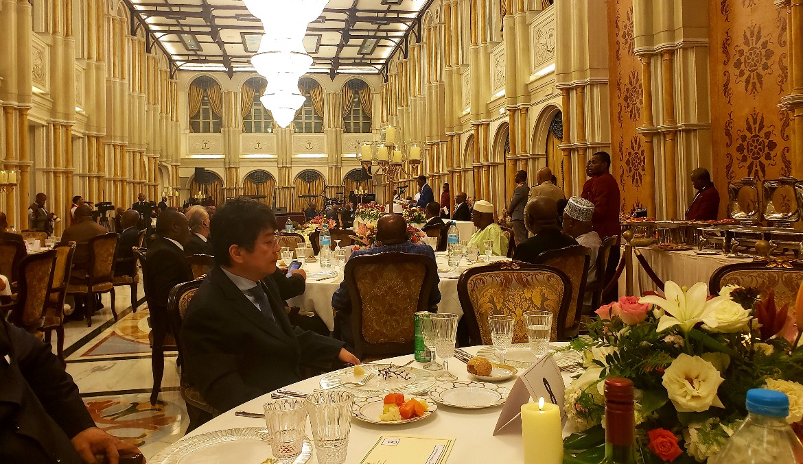 코모로 대통령 적도기니 국빈방문 환영 만찬 참석